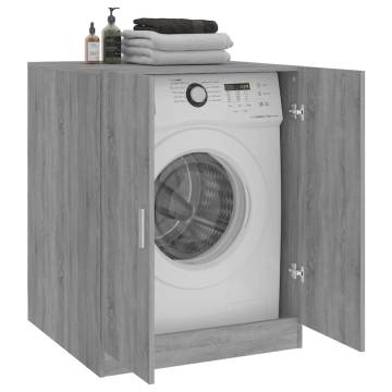 Washing Machine Cabinet Grey Sonoma - 71x71.5x91.5 cm