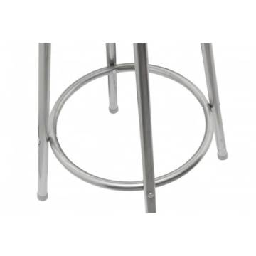 Trendy Bar Stools Set - 2 pcs Brown Steel | HipoMarket