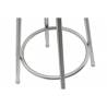 Trendy Bar Stools Set - 2 pcs Brown Steel | HipoMarket