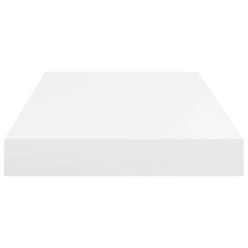 Floating Wall Shelf White 50x23x3.8 cm MDF - Stylish Display