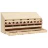 Chicken Laying Nest with 5 Compartments - Solid Pine Wood