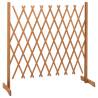 Garden Trellis Fence Orange - 180x100 cm Solid Firwood