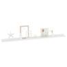 Wall Shelves Set of 4 - High Gloss White | HipoMarket