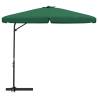 Outdoor Parasol with Steel Pole - 300 cm Green Shade