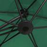 Outdoor Parasol with Steel Pole - 300 cm Green Shade