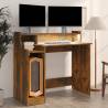 LED Desk in Smoked Oak - Contemporary Design | HipoMarket