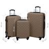 Hardcase Trolley Set 3 pcs Brown ABS - Stylish & Durable Travel