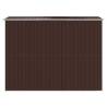 Durable Dark Brown Garden Shed - Spacious Outdoor Storage