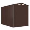 Durable Dark Brown Garden Shed - Spacious Outdoor Storage