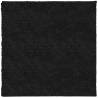 Shaggy Rug PAMPLONA High Pile Modern Black 160x160 cm