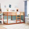 Bunk Bed Wax Brown 90x190 cm | Solid Wood Pine | Hipomarket