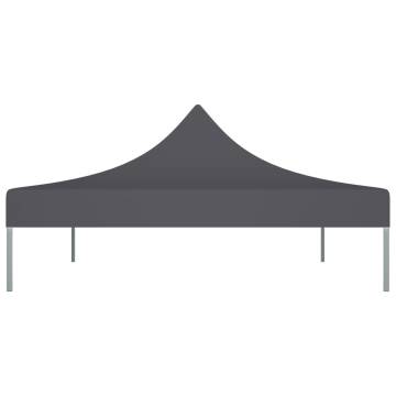 Party Tent Roof 4x3 m Anthracite - Durable & Weather-Resistant