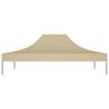 Party Tent Roof 4x3 m Beige - Durable & Weather-Resistant