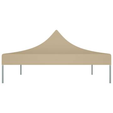 Party Tent Roof 4x3 m Beige - Durable & Weather-Resistant