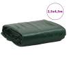 Heavy-Duty Green Tarpaulin 2.5x4.5m - Durable & Versatile