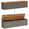 Garden Storage Box Grey 220x50x54 cm - Durable & Versatile