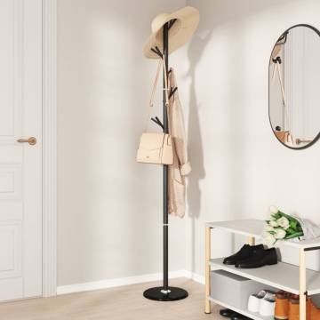 Elegant Black Coat Stand - Sturdy & Stylish - 175 cm