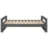 Dog Bed Grey | Solid Pine Wood 95.5x65.5x28 cm | Hipo Market