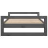 Dog Bed Grey | Solid Pine Wood 95.5x65.5x28 cm | Hipo Market