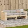 Garden Sofa 3-Seater 189x60x62 cm Solid Wood Pine Colour natural pine Size 189 x 60 x 62 cm Quantity in Package 1 