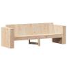 3-Seater Garden Sofa - Solid Pine Wood | HipoMarket UK