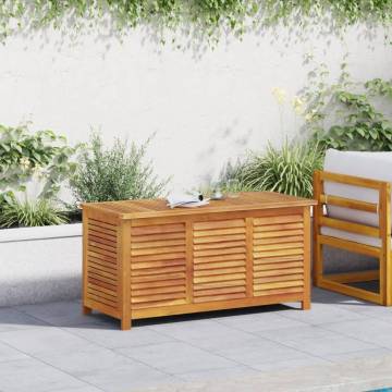 Garden Storage Box - Acacia Wood 113x50x56 cm | HiPO Market