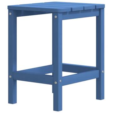 Aqua Blue Garden Adirondack Table - Durable & Stylish