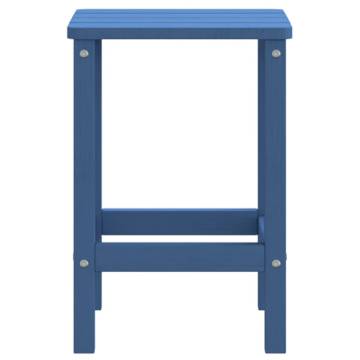 Aqua Blue Garden Adirondack Table - Durable & Stylish