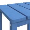 Aqua Blue Garden Adirondack Table - Durable & Stylish