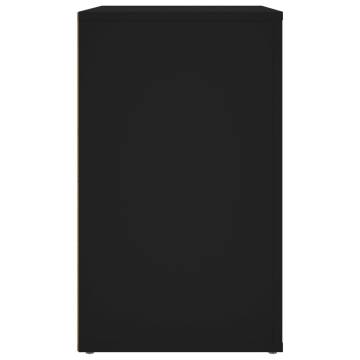 Trendy Black Bedside Cabinet 50x36x60 cm | Hipomarket