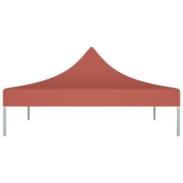 Party Tent Roof 3x3m Terracotta - Durable Outdoor Cover