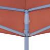 Party Tent Roof 3x3m Terracotta - Durable Outdoor Cover