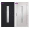 Front Door Anthracite 108x208 cm PVC - Secure & Elegant