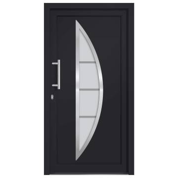 Front Door Anthracite 98x190 cm - Elegant & Secure Design