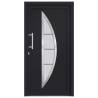 Front Door Anthracite 98x190 cm - Elegant & Secure Design