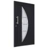 Front Door Anthracite 98x190 cm - Elegant & Secure Design