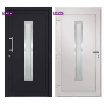 Front Door Anthracite 98x208 cm - Elegant & Secure Entry Door