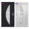 Stylish Anthracite Front Door 108x208 cm PVC for Your Home