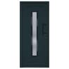 Front Door Anthracite 88x200 cm PVC - Stylish & Secure