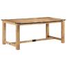 Elegant Solid Wood Mango Dining Table - 180x90 cm