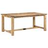 Elegant Solid Wood Mango Dining Table - 180x90 cm