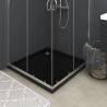 Square ABS Shower Base Tray Black 90x90 cm Colour black Size 90 x 90 cm 