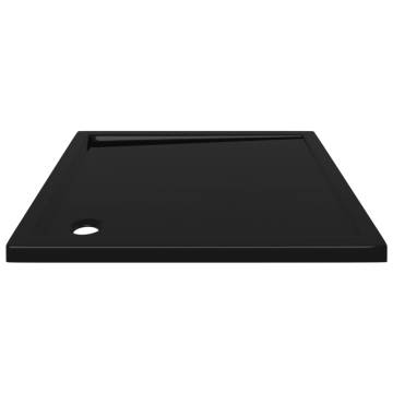 Square ABS Black Shower Base Tray 90x90 cm - Modern Bathroom