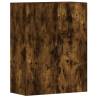 Smoked Oak Wall Mounted Cabinets - 2 pcs | HipoMarket