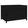 Garden Raised Bed Black 119.5x82.5x78 cm - Solid Pine Wood