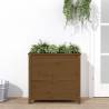 Garden Planter Honey Brown 82.5x40x78 cm - Solid Pine Wood