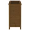 Garden Planter Honey Brown 82.5x40x78 cm - Solid Pine Wood