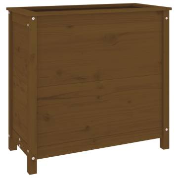 Garden Planter Honey Brown 82.5x40x78 cm - Solid Pine Wood