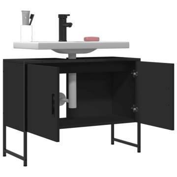 Bathroom Sink Cabinet Black - Stylish & Functional Storage