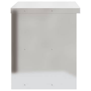 Stainless Steel Kitchen Wall Cabinet with Sliding Doors